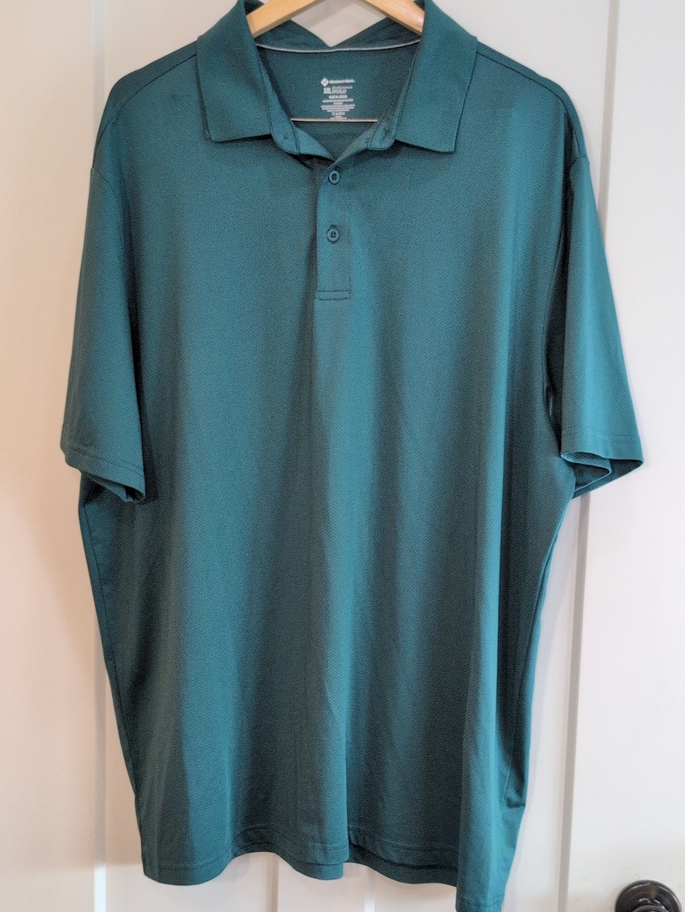 Men's Performance Polo in Teal — Moisture-Wicking Comfort